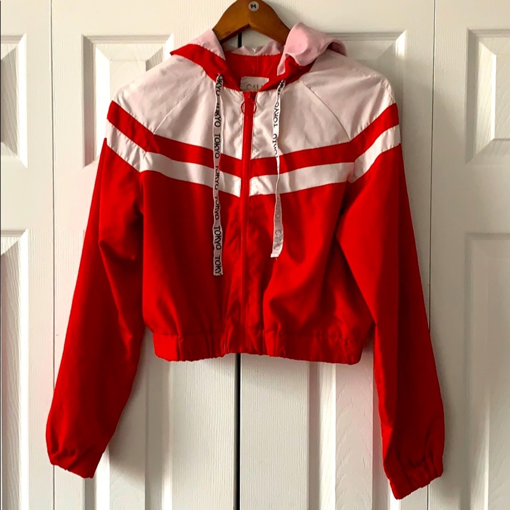 Crop top wind breaker